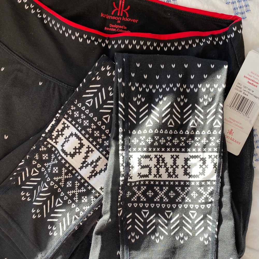 KRIMSON KLOVER LET IT SNOW LEGGING